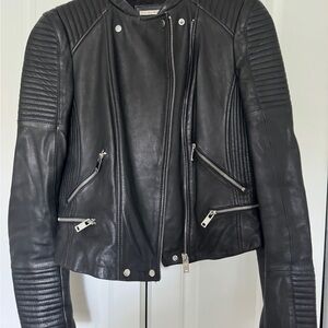 Zara Black Leather Jacket